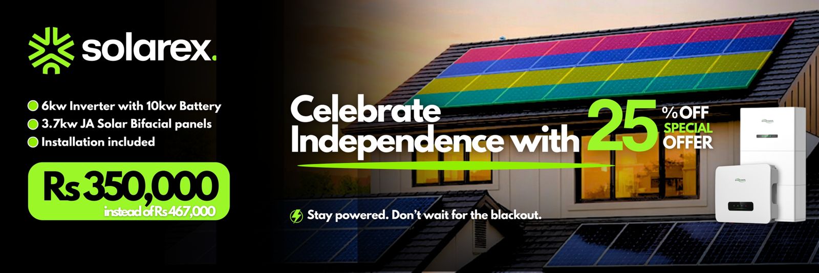 Solarex Slideshow banner